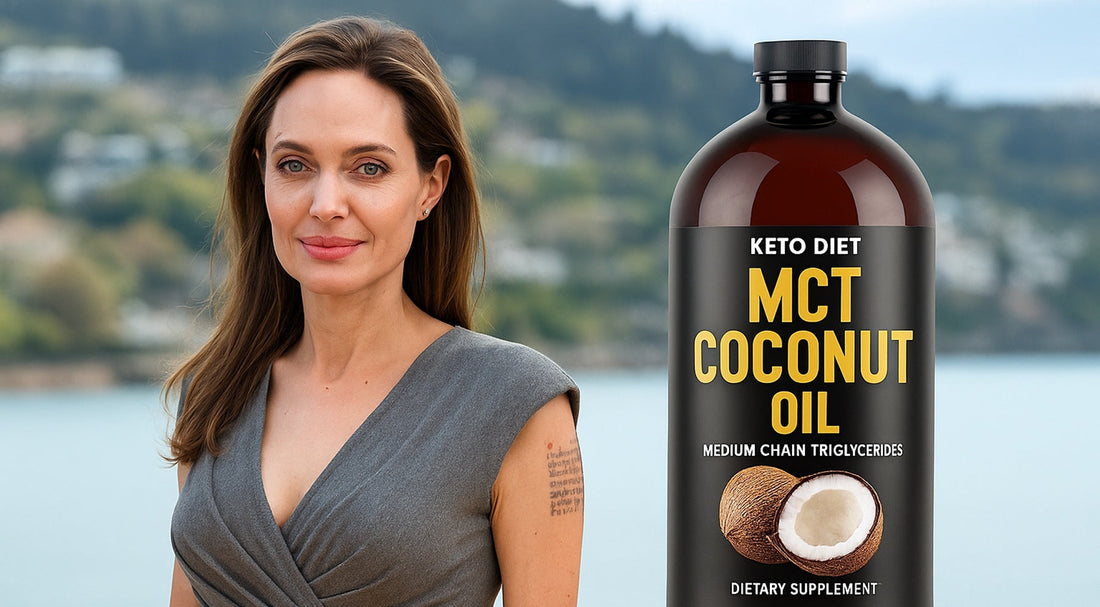 Angelina Jolie following a keto diet with MCT coconut oil for weight loss