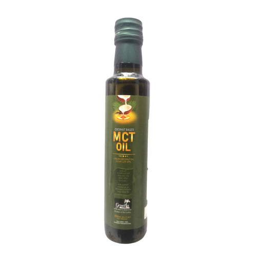 Gravity MCT Coconut Oil 60/40 (C8/C10) | 100% Coconut-Sourced | Keto, Brain & Energy Booster | 250ml Glass Bottle