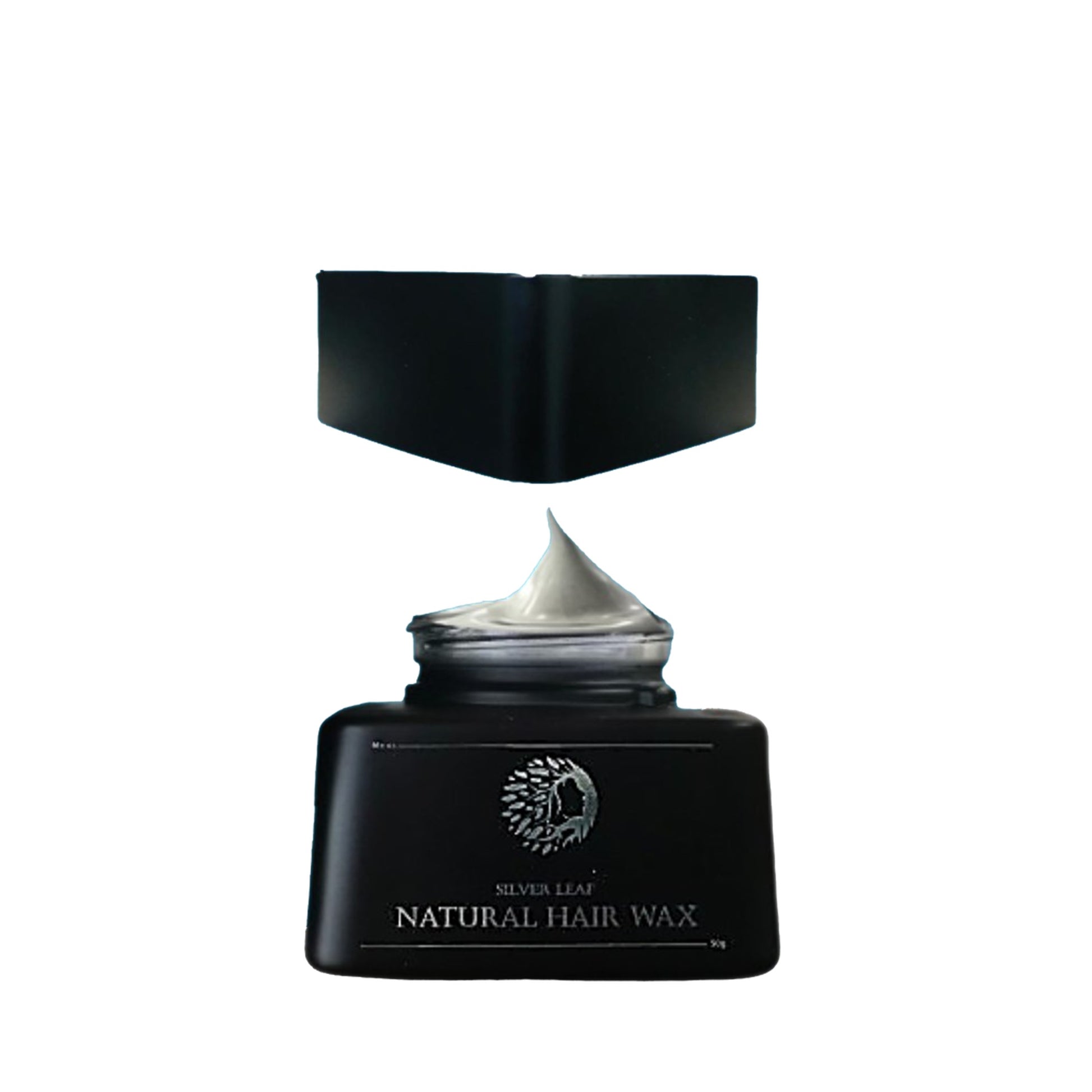 Silver Leaf Natural Hair Wax 50g jar for firm hold.